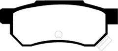EBC 92-94 Acura Integra 1.7 Vtec Redstuff Rear Brake Pads