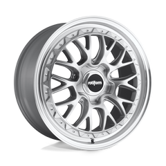 Rotiform R155 LSR Wheel 18x8.5 5x114.3 45 Offset - Gloss Silver Machined