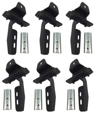 Go Rhino 18-20 Jeep Wrangler JLU Brackets for OE Xtreme Cab Length SideSteps