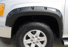 Lund 07-13 GMC Sierra 1500 RX-Rivet Style Smooth Elite Series Fender Flares - Black (2 Pc.)