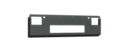 Road Armor 19-20 Ram 2500 Vaquero Front Non-Winch Plate - Tex Blk