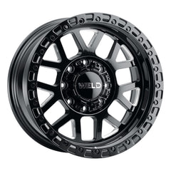 Weld Off-Road W105 20X10 Cinch 5X139.7 5X150 ET-18 BS4.75 Gloss Black MIL / Gloss Black 110.2
