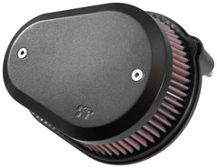 K&N 08-15 Harley Davidson Street Metal High Flow Performance Intake Kit - Black