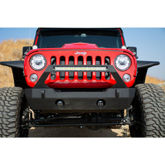 DV8 Offroad 07-18 Jeep Wrangler JK/JL Front Stubby Bumper
