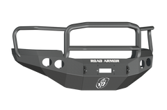 Road Armor 11-14 GMC 2500 Stealth Front Winch Bumper w/Lonestar Guard - Tex Blk