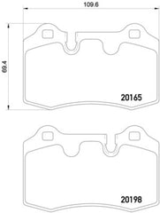 Hella 05-14 Aston Martin DB9 Rear Brake Pad Set