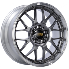 BBS RS-GT 19x9.5 5x120 ET40 CB72.5 Diamond Black Center Diamond Cut Lip Wheel