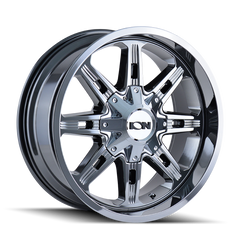 ION Type 184 20x9 / 5x139.7 BP / 18mm Offset / 110mm Hub Chrome Wheel