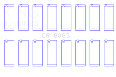 King Chevrolet BBC 369-502 Gen IV/V/VI (Size Standard) Connecting Rod Bearing Set (Set of 8)