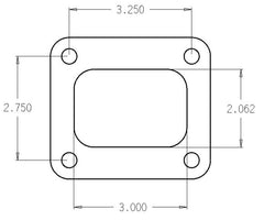 Cometic Turbo FLG T4 Garrett Exh Inlet .010in Exhaust Gasket