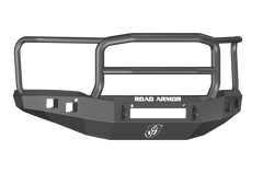 Road Armor 14-15 GMC 1500 Stealth Front Bumper w/Lonestar Guard - Tex Blk