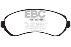 EBC 01-05 Buick Rendezvous 3.4 2WD Yellowstuff Front Brake Pads