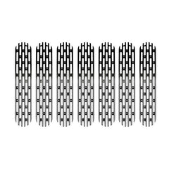 DV8 Offroad 1997-06 Jeep TJ Black Grille Inserts