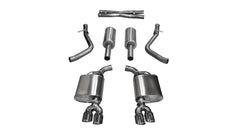Corsa 15-17 Dodge Challenger Sport Cat-Back Dual Rear Exit with Twin 3.5in Polished Pro-Series Tips