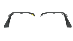 Road Armor 18-20 Jeep Wrangler JL Stealth Front Fender Flare w/Switchback LED DRL - Tex Blk