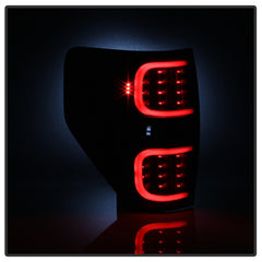 xTune Ford F150 09-14 LED Tail Lights - Black ALT-ON-FF15009-LBLED-BK