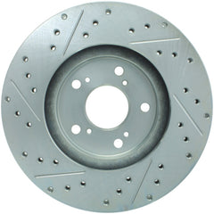 StopTech Select Sport 99-08 Acura TL (STD Caliper) / 01-03 CL Slotted and Drilled Left Front Rotor