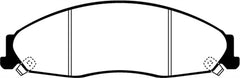 EBC 02-05 Cadillac CTS 2.6 Greenstuff Front Brake Pads