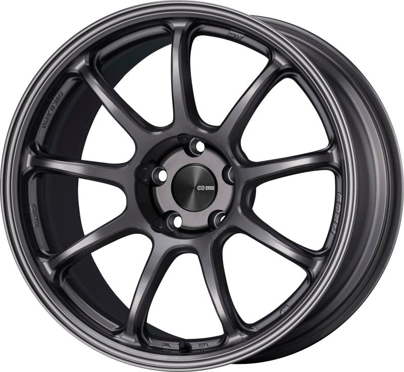 Enkei PF09 18x8.5 5x112 45mm Offset 75mm Bore Dark Silver Wheel