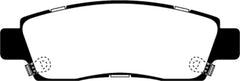 EBC 03-05 Chevrolet SSR 5.3 Greenstuff Rear Brake Pads