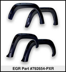 EGR 09+ Dodge Ram LD Bolt-On Look Color Match Fender Flares - Set - Black