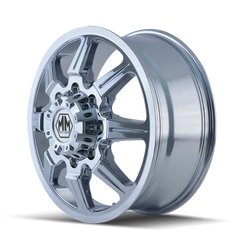 Mayhem 8101 Monstir 22x8.25 / 8x165.1 BP / 127mm Offset / 116.7mm Hub Front Chrome Wheel