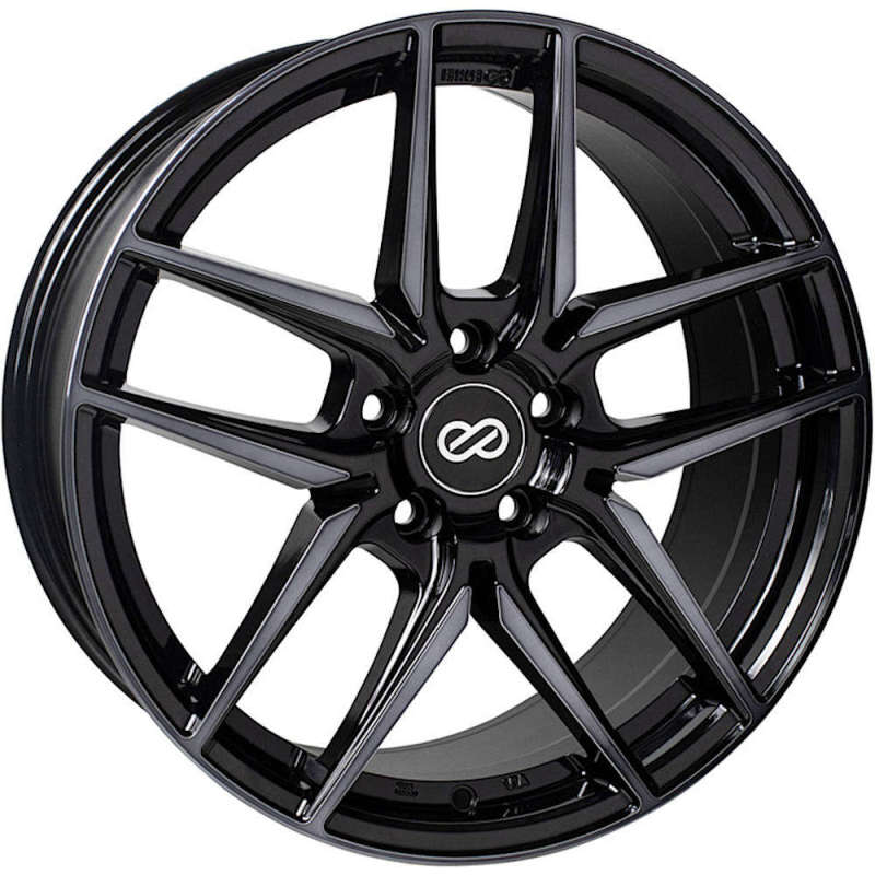 Enkei Icon 17x7.5 45mm Offset 5x114.3 72.6mm Bore Pearl Black Wheel