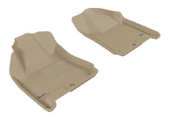 3D MAXpider 2010-2016 Cadillac SRX Kagu 1st Row Floormat - Tan