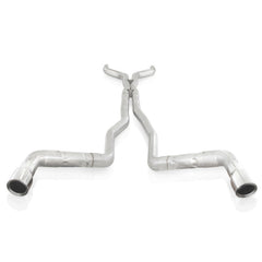 Stainless Works 10-15 Camaro 6.2L 3in Dual Chambered Catback System X-Pipe Factory Connect