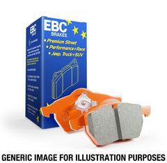 EBC 2018+ Porsche Cayenne (3rd Gen) 3.0L Turbo Orangestuff Rear Brake Pads