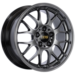 BBS RG-R 17x9 5x120 ET42 Diamond Black Wheel -82mm PFS/Clip Required