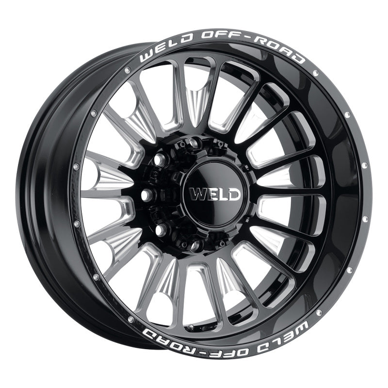 Weld Off-Road W121 20X9 Scorch 8X180 ET00 BS5.00 Gloss Black MIL 124.3