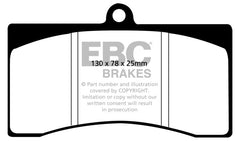 EBC 90-00 Aston Martin Vantage 5.3 (Twin Supercharged)(Alcon) Yellowstuff Front Brake Pads