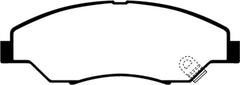 EBC 98-02 Kia Sportage 2.0 Greenstuff Front Brake Pads