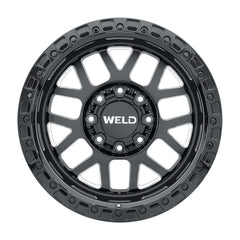 Weld Off-Road W105 20X9 Cinch 8X170 ET00 BS5.00 Gloss Black MIL / Gloss Black 125.1