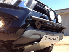 N-Fab Light Bar 12-15 Toyota Tacoma - Gloss Black - Light Tabs w/o License Plate Tabs