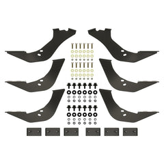 Westin 99-16 Ford F-250/350/450/550HD Reg/Supr Cab/Crew Premier Oval Nerf Step Bar Mount Kit - Blk