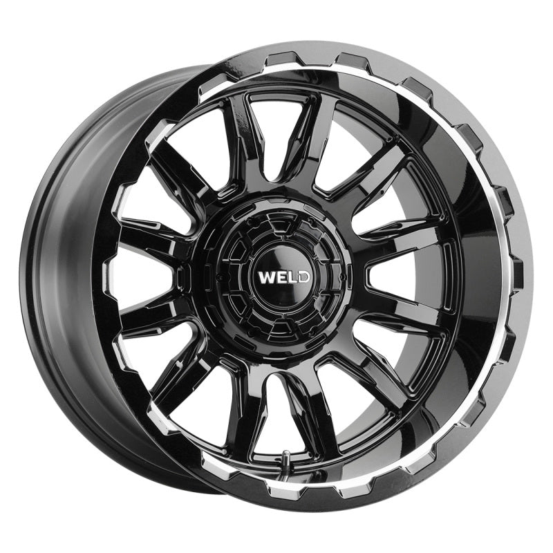 Weld Gauntlet 20x9 / 6x139.7 BP/ 5.75n. BS (+20mm Offset) Gloss Black Wheel