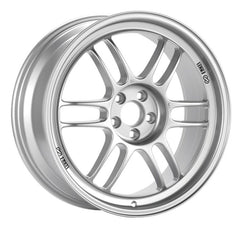 Enkei RPF1 17x7 4x100 35mm Offset 73mm Bore Silver Wheel  Miata 4-Lug / 02-06 Mini