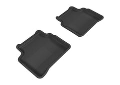 3D MAXpider 2007-2012 Nissan Altima Sedan Kagu 2nd Row Floormats - Gray