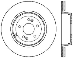 StopTech 10 Hyundai Genesis Coupe w/ Factory Brembo Slotted & Drilled Right Rear Rotor