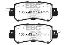 EBC 12+ Mazda CX-5 2 Redstuff Rear Brake Pads