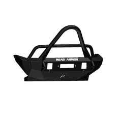 Road Armor 07-18 Jeep Wrangler JK Stealth Front Winch Bumper w/Stinger Guard Mid Width - Tex Blk