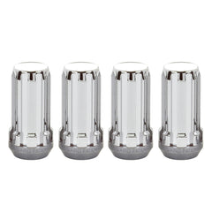 McGard SplineDrive Lug Nut (Cone Seat) M14X1.5 / 1.935in. Length (4-Pack) - Chrome (Req. Tool)