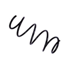 Bilstein 12-14 Mercedes-Benz C250 B3 OE Replacement Coil Spring - Front