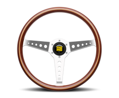 Momo California Wood Steering Wheel 360 mm - Mahogany Wood/Pol Spokes