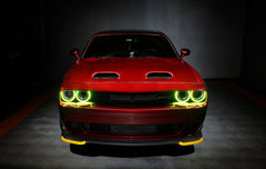 Oracle 15-21 Dodge Challenger Dynamic Surface Mount Headlight Halo Kit - ColorSHIFT - Dynamic