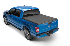 Lund 05-17 Nissan Frontier (5ft. Bed w/o Utility TRack) Genesis Elite Tri-Fold Tonneau Cover - Black