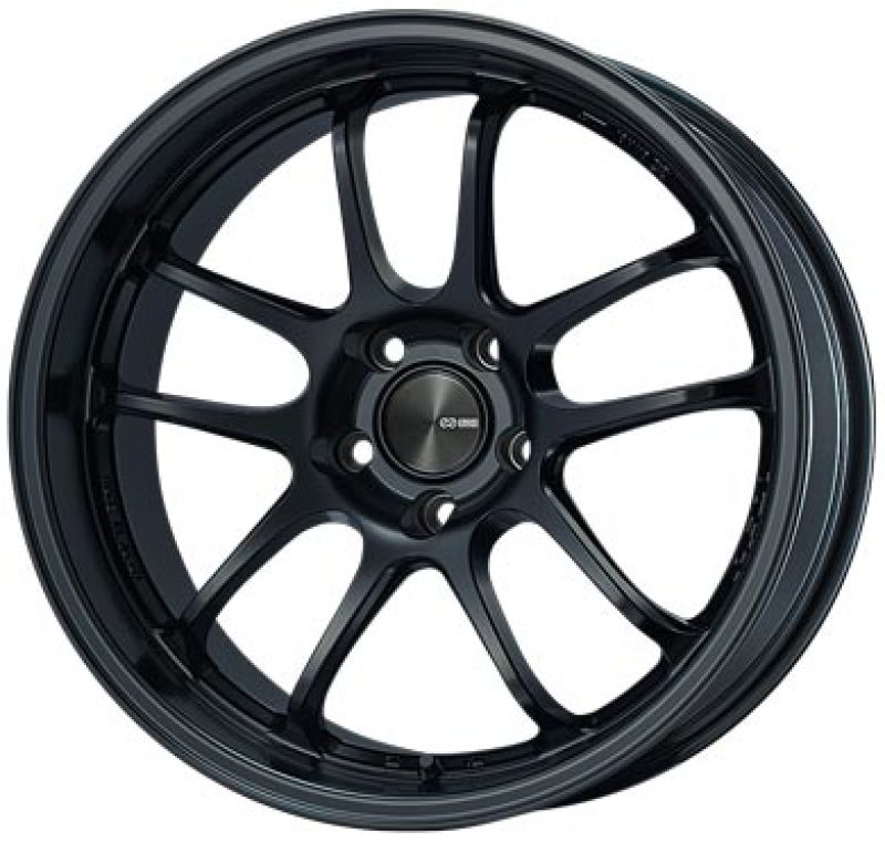 Enkei PF01EVO 17x9.5 12mm Offset 5x114.3 75mm Bore Matte Black Wheel Special Order / No Cancel