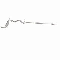 MagnaFlow 12-14 Jeep Wrangler 4dr Single Straight Rear P/S Exit Stainless C/B Performance Exhaust